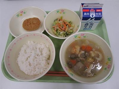 今日の給食