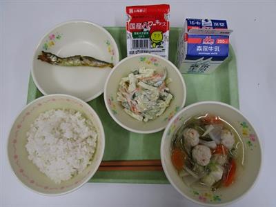 今日の給食