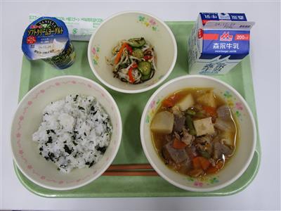 今日の給食