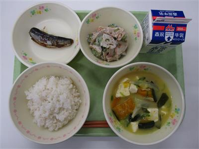 今日の給食