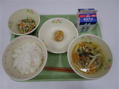 今日の給食