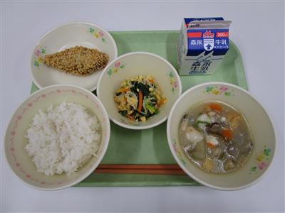 今日の給食