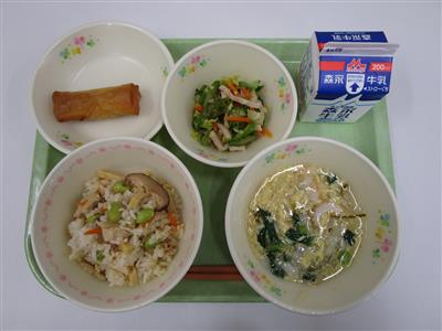 今日の給食