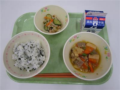 今日の給食　