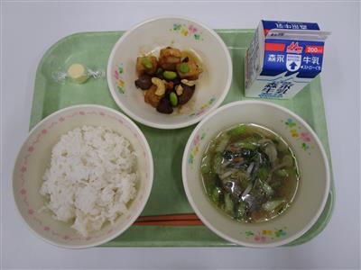 今日の給食