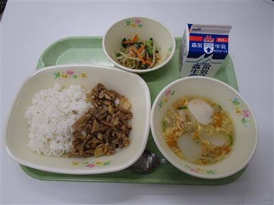 今日の給食