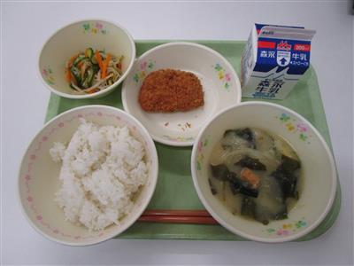今日の給食