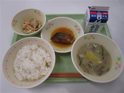 今日の給食