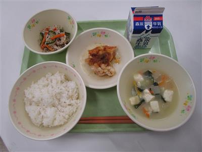 今日の給食