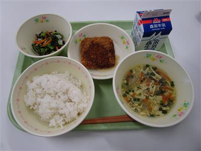 今日の給食