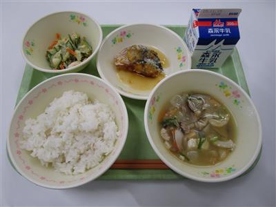 今日の給食