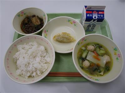 今日の給食