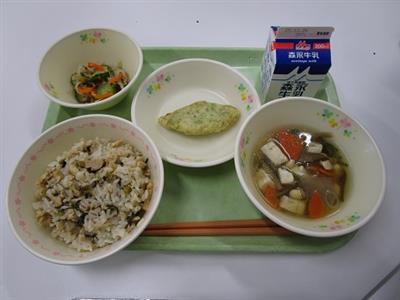 今日の給食