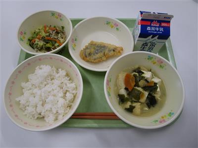 今日の給食