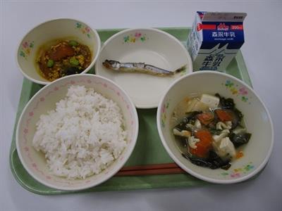 今日の給食