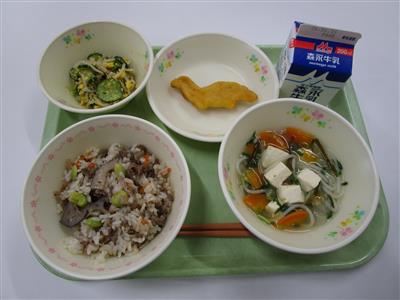 今日の給食