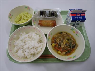 今日の給食
