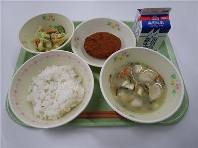 今日の給食