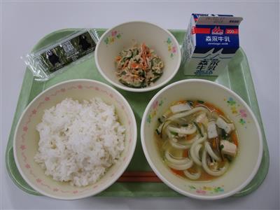 今日の給食