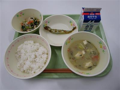 今日の給食