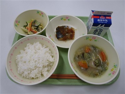 今日の給食