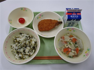 今日の給食
