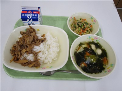 今日の給食