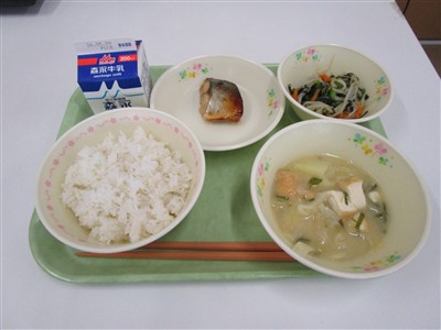 今日の給食