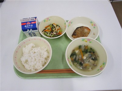 今日の給食