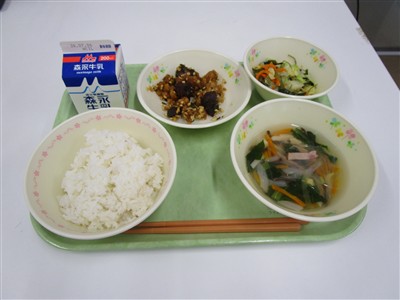 今日の給食
