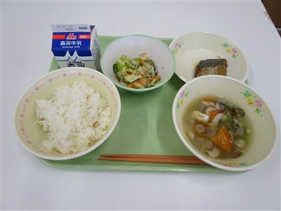 今日の給食