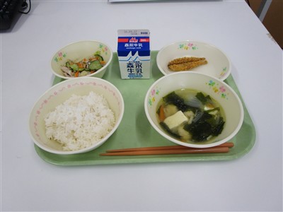 今日の給食