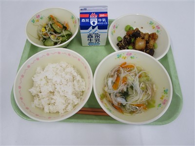 今日の給食