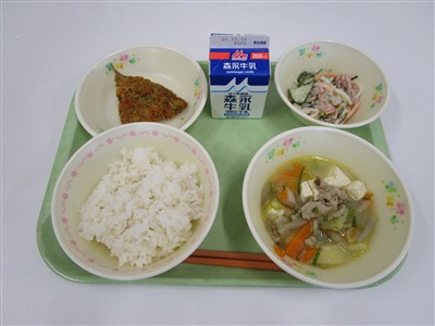 今日の給食